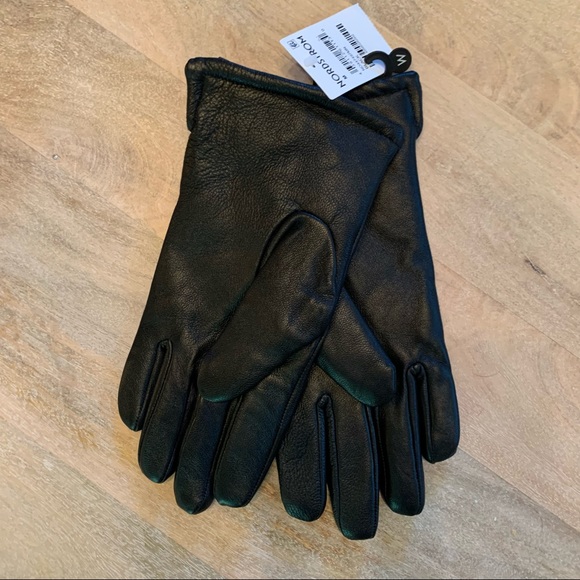 NWT Men's Winter Accessories Lot Nordstrom Leather Gloves + Ear Muffs Warmers - Picture 6 of 7